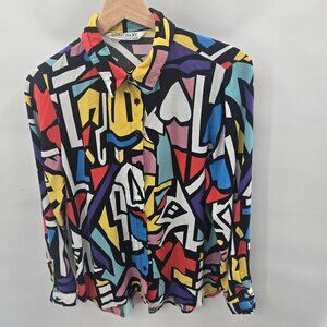 Big Dart Art to Wear Women's Blouse Size EUR 42 DC/H40 UK12